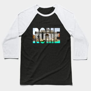 ROME Italy, Trevi Fountain Baseball T-Shirt